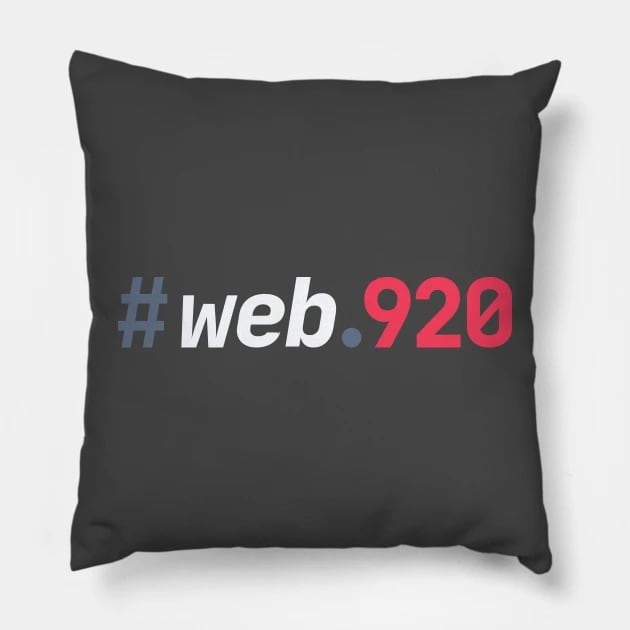 Pillow with logo